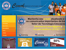 Tablet Screenshot of cemol.com.br